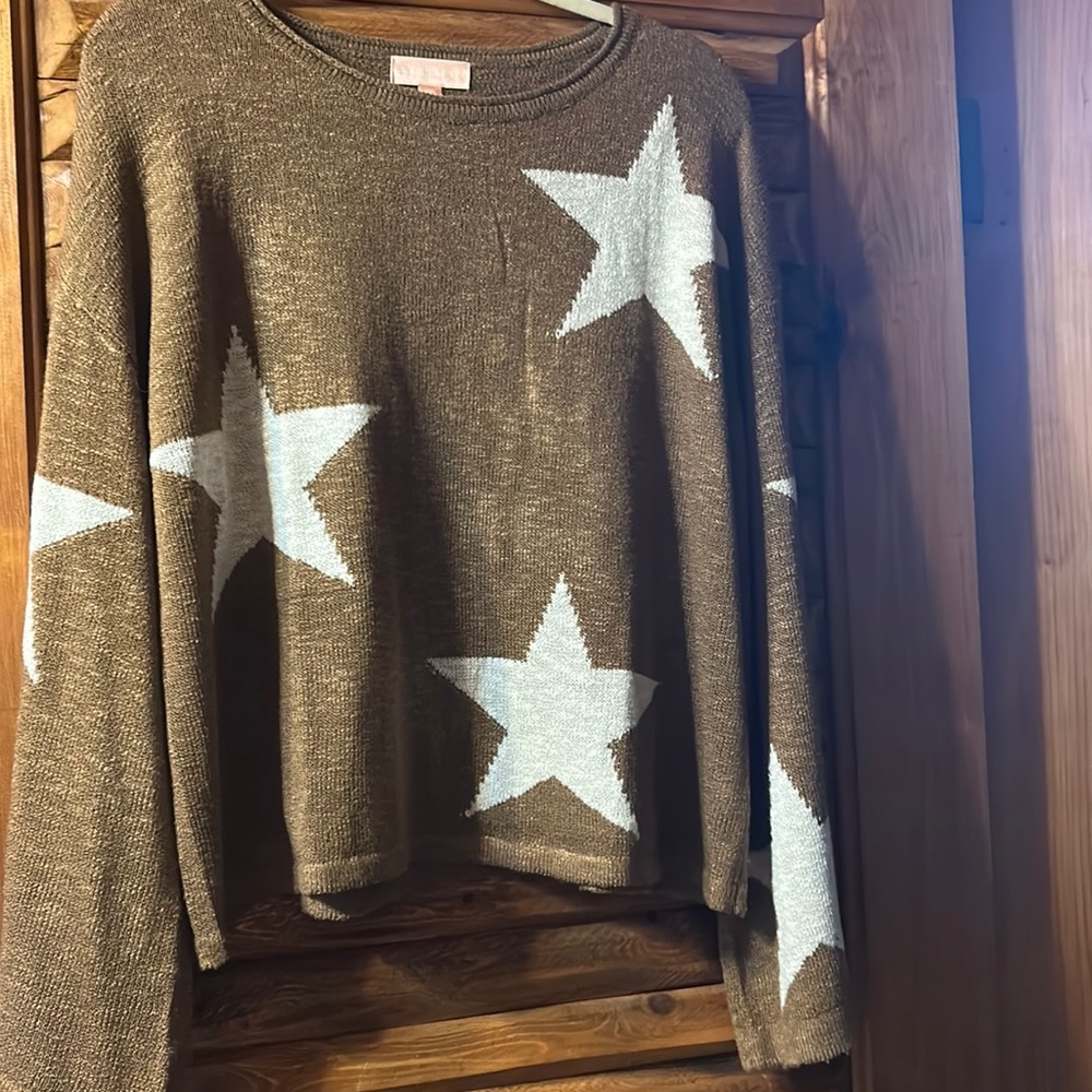 Bell sleeve Star sweater ⭐️
